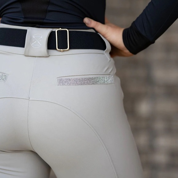 FREE RIDE EQUESTRIAN PRO SPARKLE WATERPROOF. Brand new never worn SIZE 28. - Picture 2 of 6